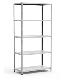 Стеллаж металлический Титан МС-500 1800х1200х500 5 полок Стеллаж металлический Титан МС-500 1800х1200х500 5 полок