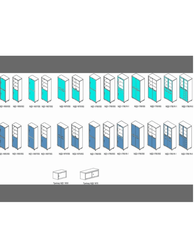Медицинский шкаф HILFE МД 1 1760/SS купить в Нижнем Новгороде