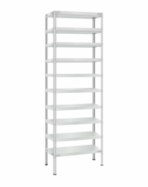 Стеллаж металлический Титан МС-500 2400х700х600 10 полок