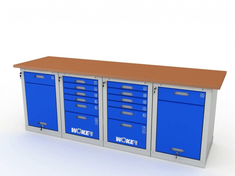 Верстак четырехтумбовый WOKER PRO 42662.2400 купить в Нижнем Новгороде