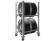 Стеллаж MS PRO 1350/781X606 передвижной для хранения до 4 шин купить в Нижнем Новгороде
