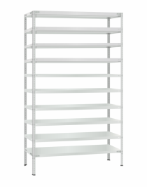 Стеллаж металлический Титан МС-500 2300х1200х300 10 полок