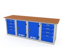 Верстак четырехтумбовый WOKER PRO 44114.2400 Верстак четырехтумбовый WOKER PRO 44114.2400