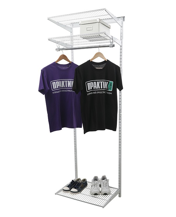 Гардеробная система Практик Home Basic G60 белая купить в Нижнем Новгороде Гардеробная система Практик Home Basic G60 белая купить в Нижнем Новгороде