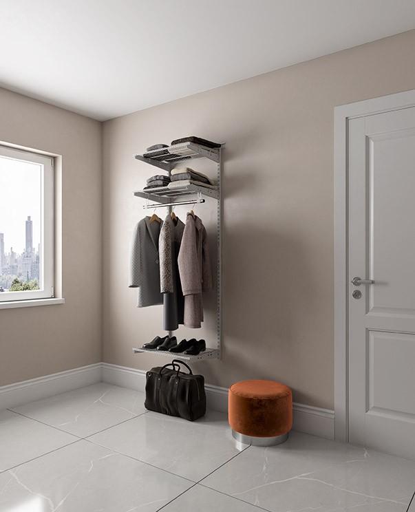 Гардеробная система Практик Home Basic G60 белая купить в Нижнем Новгороде Гардеробная система Практик Home Basic G60 белая купить в Нижнем Новгороде