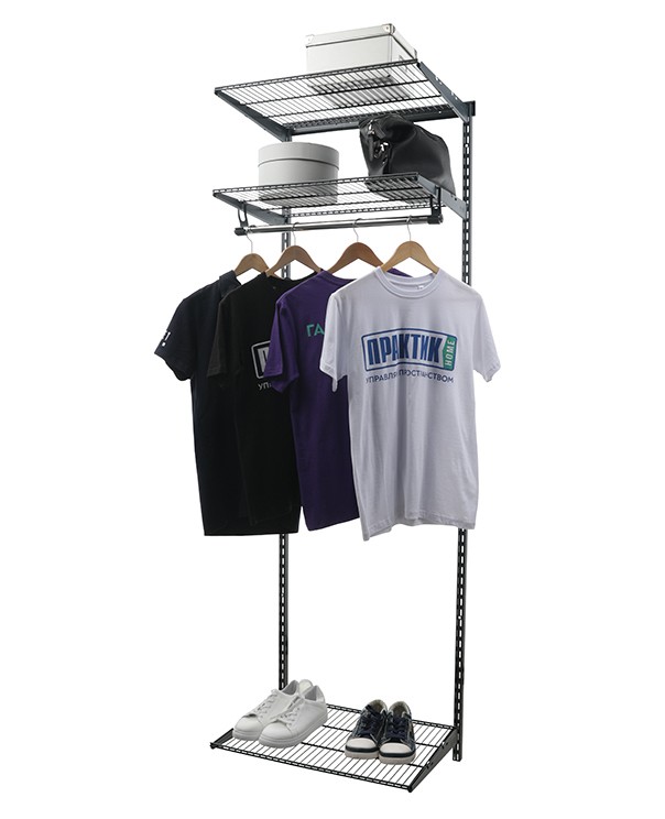 Гардеробная система Практик Home Basic G60 графит купить в Нижнем Новгороде Гардеробная система Практик Home Basic G60 графит купить в Нижнем Новгороде