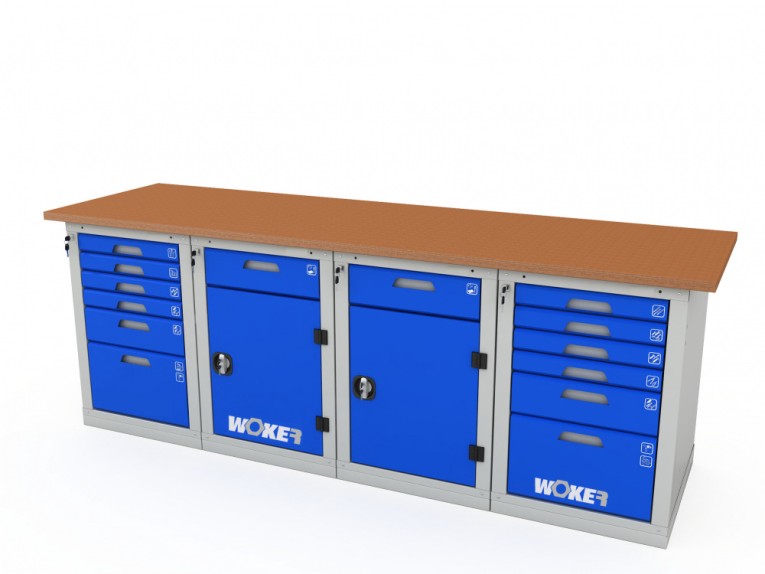 Верстак четырехтумбовый WOKER PRO 46226.2400 купить в Нижнем Новгороде