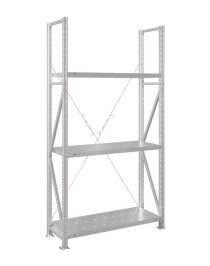 Стеллаж MS U 2000x700x500 3 полки (400 кг, перф) Стеллаж MS U 2000x700x500 3 полки (400 кг, перф)