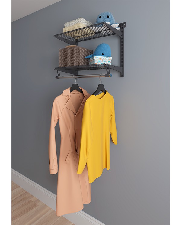 Гардеробная система Практик Home Basic G60S графит купить в Нижнем Новгороде Гардеробная система Практик Home Basic G60S графит купить в Нижнем Новгороде