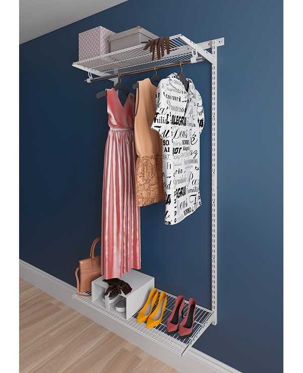 Гардеробная система Практик Home Basic G90 белая купить в Нижнем Новгороде Гардеробная система Практик Home Basic G90 белая купить в Нижнем Новгороде