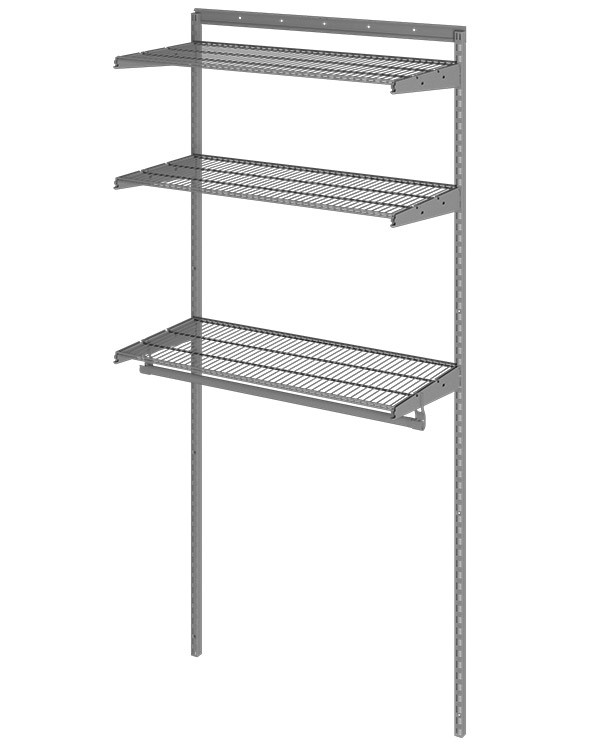 Гардеробная система Практик Home Basic G90 графит купить в Нижнем Новгороде Гардеробная система Практик Home Basic G90 графит купить в Нижнем Новгороде