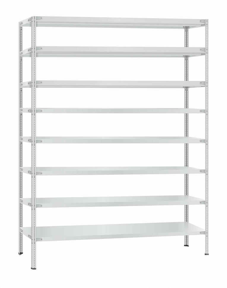 Стеллаж металлический Титан МС-900 2000x1000x300 8 полок купить в Нижнем Новгороде