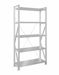 Стеллаж MS U 2500x1500x400 5 полок (250 кг, металл) Стеллаж MS U 2500x1500x400 5 полок (250 кг, металл)