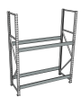 Стеллаж грузовой СГР 2500x900x600 2 полки (без настила) Стеллаж грузовой СГР 2500x900x600 2 полки (без настила)