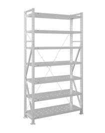 Стеллаж MS U 3000x700x800 7 полок (400 кг, перф)