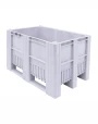 BoxPallet 1200х800х740 мм светло-серый сплошной BoxPallet 1200х800х740 мм светло-серый сплошной