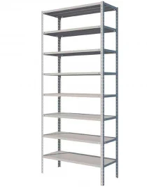 Стеллаж MS Standart 2200х1000х500 8 полок Стеллаж MS Standart 2200х1000х500 8 полок