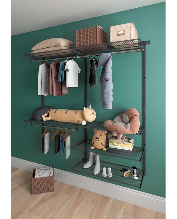 Гардеробная система Практик Home Optima G180 графит купить в Нижнем Новгороде Гардеробная система Практик Home Optima G180 графит купить в Нижнем Новгороде