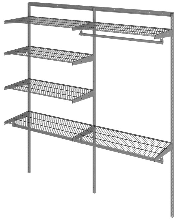 Гардеробная система Практик Home Optima G180 графит купить в Нижнем Новгороде Гардеробная система Практик Home Optima G180 графит купить в Нижнем Новгороде