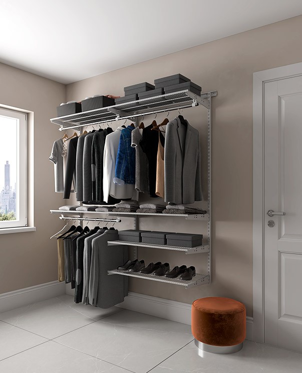 Гардеробная система Практик Home Optima G180 графит купить в Нижнем Новгороде Гардеробная система Практик Home Optima G180 графит купить в Нижнем Новгороде