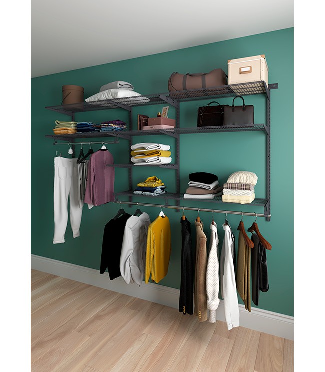 Гардеробная система Практик Home Optima G240 графит купить в Нижнем Новгороде Гардеробная система Практик Home Optima G240 графит купить в Нижнем Новгороде