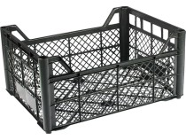 Ящик 400х300х185 сетка ромб чёрный Ящик 400х300х185 сетка ромб чёрный