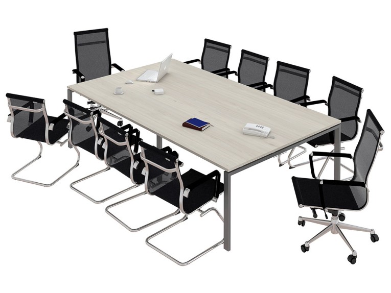 Стол для переговоров NT 320х144 вяз натуральный/антрацит купить в Нижнем Новгороде Стол для переговоров NT 320х144 вяз натуральный/антрацит купить в Нижнем Новгороде