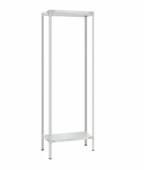 Стеллаж металлический Титан МС-500 3000х700х500 2 полки Стеллаж металлический Титан МС-500 3000х700х500 2 полки