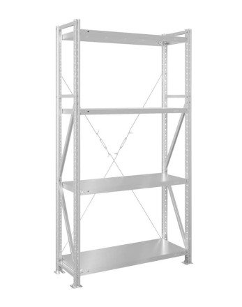 Стеллаж MS U 2000x700x400 4 полки (350 кг, металл)