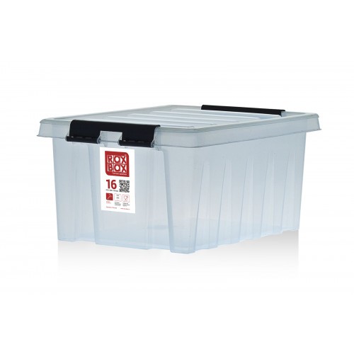 Контейнер Rox Box Original 16 (415х300х190 с крышкой и клипсами прозрачный) купить в Нижнем Новгороде