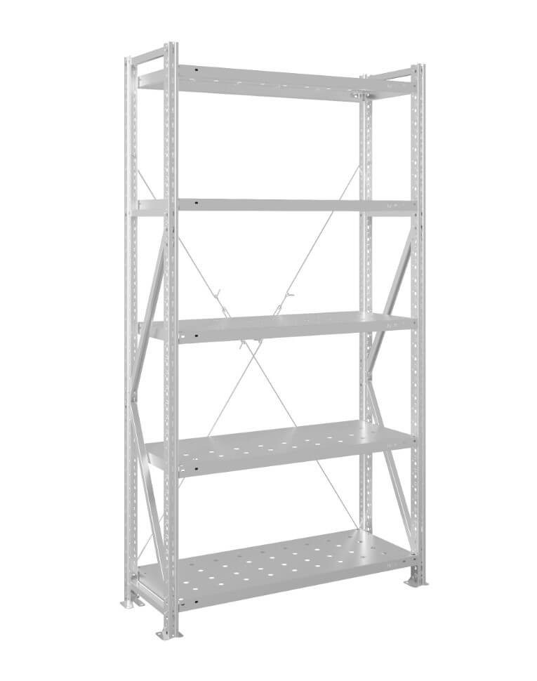 Стеллаж MS U 2500x1500x800 5 полок (300 кг, перф) купить в Нижнем Новгороде