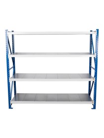 Стеллаж стационарный БиКом СТ-4 250x120x50 4 полки Стеллаж стационарный БиКом СТ-4 250x120x50 4 полки