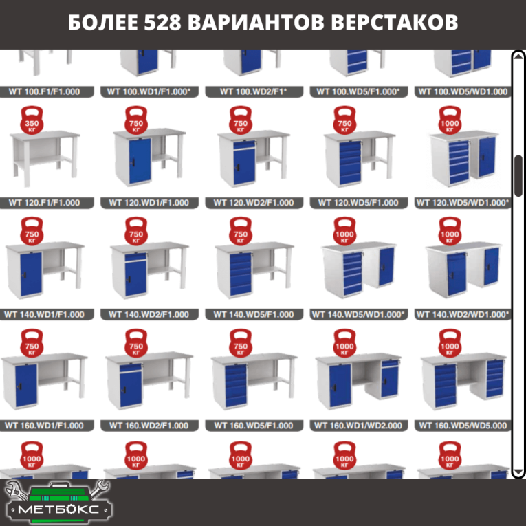 Верстак Profi WT140.WD1/WD2.021 купить в Нижнем Новгороде Верстак Profi WT140.WD1/WD2.021 купить в Нижнем Новгороде