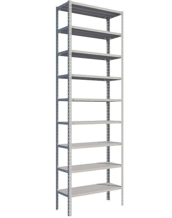 Стеллаж MS Standart 1600х1000х400 9 полок