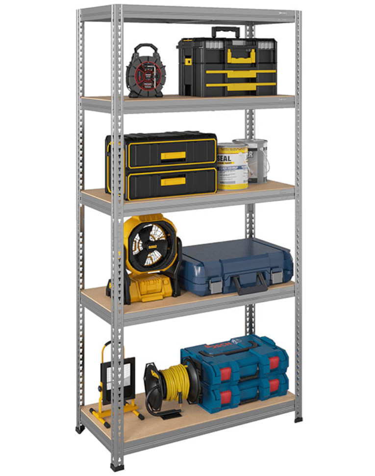 Стеллаж быстросборный ЛОФТ (SBL) 1800x1200x400 5 полок (цинк) купить в Нижнем Новгороде