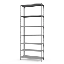 Стеллаж ТС Лайт с перф. полками 2000х1200х300 7 полок