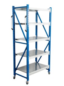 Стеллаж мобильный БиКом СТ-4 200x120x90 5 полок Стеллаж мобильный БиКом СТ-4 200x120x90 5 полок