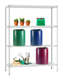 Стеллаж металлический Титан МС-900 3000x1000x600 4 полки Стеллаж металлический Титан МС-900 3000x1000x600 4 полки