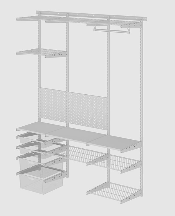 Гардеробная система Практик Home Дача 1 купить в Нижнем Новгороде Гардеробная система Практик Home Дача 1 купить в Нижнем Новгороде