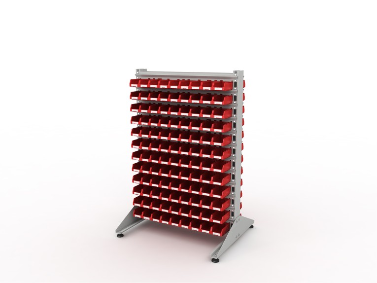 Стеллаж для пластиковых лотков SORTEX двухсторонний 1500x1000x800.01 купить в Нижнем Новгороде Стеллаж для пластиковых лотков SORTEX двухсторонний 1500x1000x800.01 купить в Нижнем Новгороде
