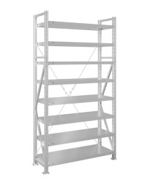 Стеллаж MS U 2500x700x400 8 полок (200 кг, металл)