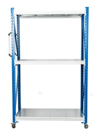 Стеллаж мобильный БиКом СТ-4 250x90x40 3 полки