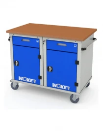 Верстак мобильный двухтумбовый WOKER PRO 2202.1200