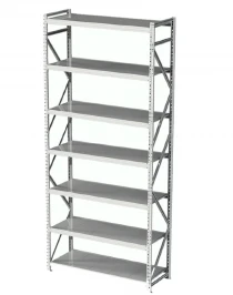 Стеллаж MS Profi 2500х1500х400 7 полок Стеллаж MS Profi 2500х1500х400 7 полок