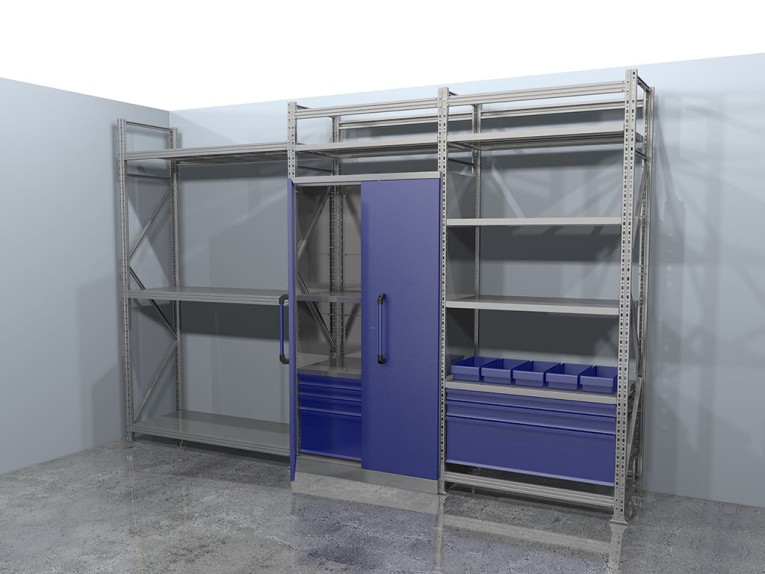 Стеллажная система хранения №3 Гараж купить в Нижнем Новгороде Стеллажная система хранения №3 Гараж купить в Нижнем Новгороде