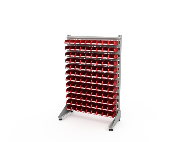 Стеллаж для пластиковых лотков SORTEX односторонний 1500x1000x450.01 купить в Нижнем Новгороде Стеллаж для пластиковых лотков SORTEX односторонний 1500x1000x450.01 купить в Нижнем Новгороде