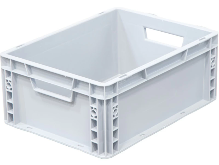 Ящик 400х300х170 сплошной, усиленное дно, цв. серый купить в Нижнем Новгороде Ящик 400х300х170 сплошной, усиленное дно, цв. серый купить в Нижнем Новгороде