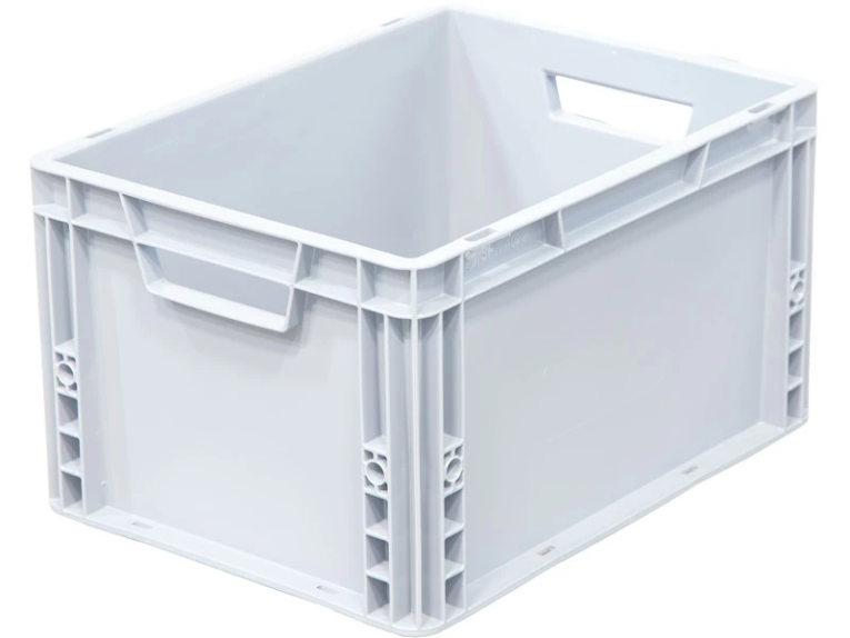 Ящик 400х300х220 сплошной, усиленное дно, цв. серый купить в Нижнем Новгороде Ящик 400х300х220 сплошной, усиленное дно, цв. серый купить в Нижнем Новгороде