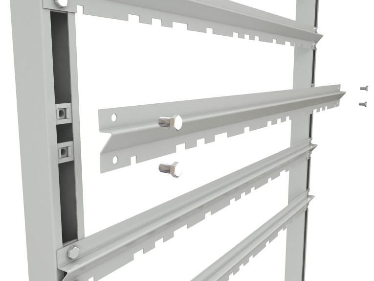 Стеллаж для пластиковых лотков SORTEX односторонний 1500x1000x450.04 купить в Нижнем Новгороде Стеллаж для пластиковых лотков SORTEX односторонний 1500x1000x450.04 купить в Нижнем Новгороде