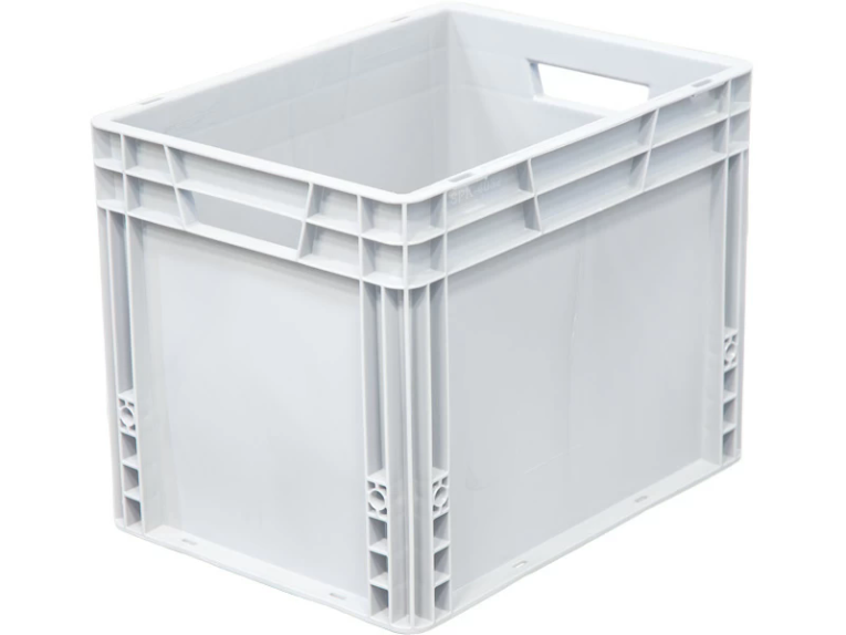 Ящик 400х300х320 сплошной, усиленное дно, цв. серый купить в Нижнем Новгороде Ящик 400х300х320 сплошной, усиленное дно, цв. серый купить в Нижнем Новгороде